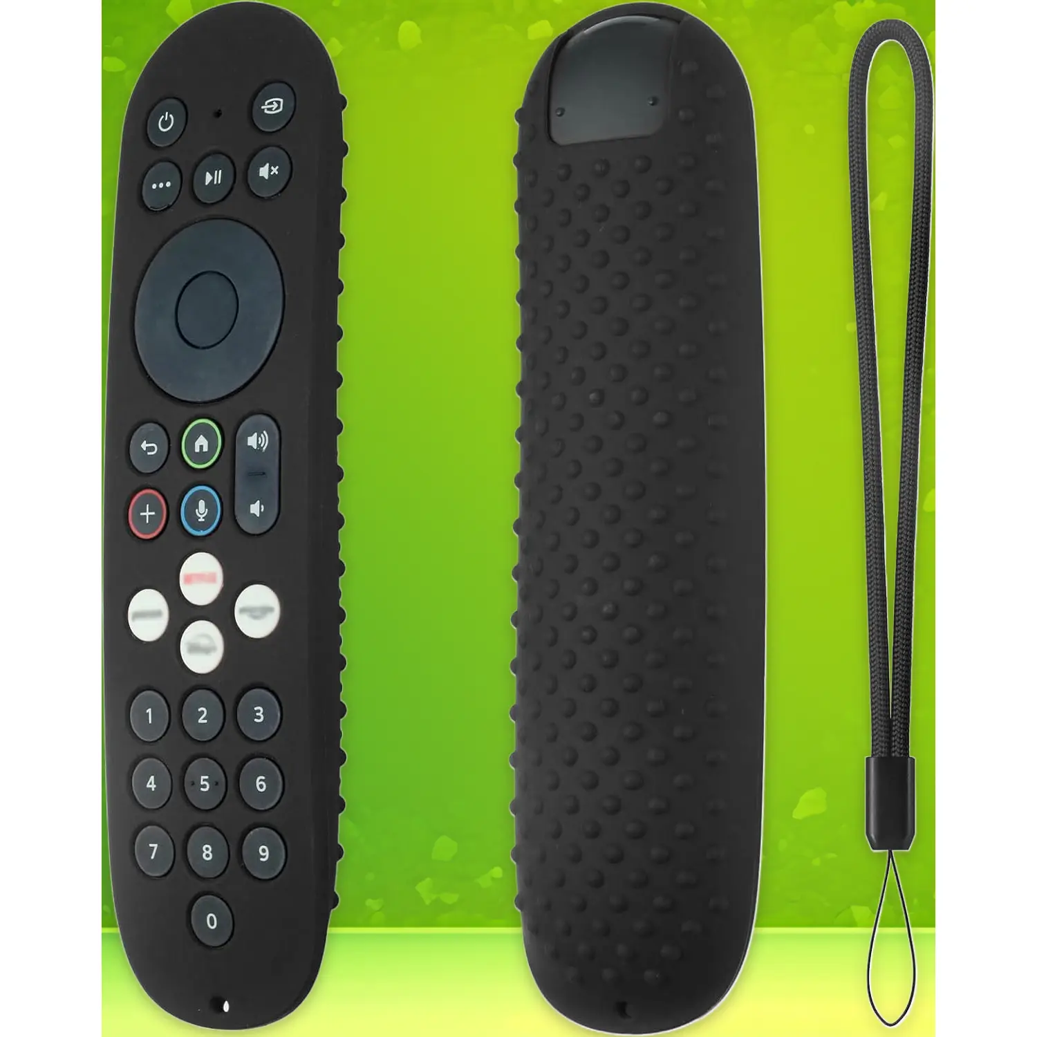 Silicone Cover for 2025 Xumo Stream Box PR3 & PR3-Compatible Spectrum TV Remote, Includes Lanyard, Protects Remote