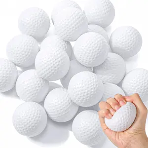 Mini Golf Stress Ball Bulk Foam Practice Balls Stress Relief Sports Training Balls for Golf Birthday Party Favors Carnival Classroom Reward Indoor Outdoor Use