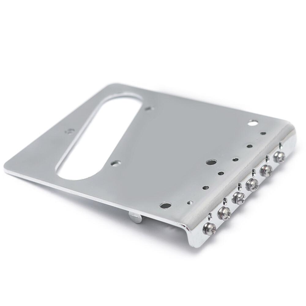 Vintage Guitar Bridge Top Loader Bridge6 Saddles for Telecaster Guitar Chrome