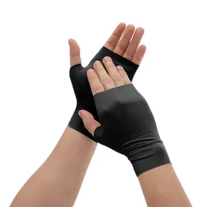 VOCOSTE Durable Sunprotection Manicure Gloves Black 1 Pair