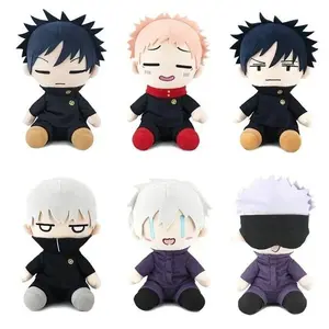 Anime Jujutsu Kaisen Plush Doll Gojo Satoru Yuji Itadori Megumi Fushiguro Soft Stuffed Figure Toys Collection Gift for Fans