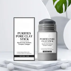 Pore Purifying Mud Mask Stick, Gentle Skin Cleansing, Hydrating, Fine Moisturizing, Refreshing Applyable Mud Mask