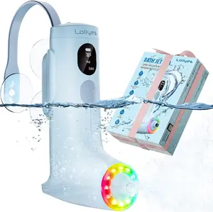 Bath Jets for Tub, Portable Jet Spa for Bathtub, 3-Level Adjustable Bubble Bath for Women, Jet/Bubble Mode,Festival Gifts for Women, Relaxing Home Daily Use (Blue)