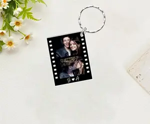 Custom Photo Strip Keychain, Personalized Photo Keychain, Couple Gifts
