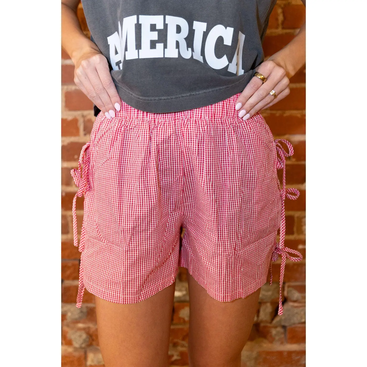 Side Bow Tie  Shorts