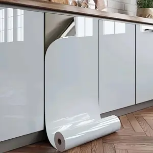 Marble Pattern Self Adhesive Wallpaper, Peel and Stick Wallpaper Designs, Waterproof & Oil-proof Wall Sticker, Decorative Sticker for Kitchen Cabinet, Furniture Renovation & Room Decoration