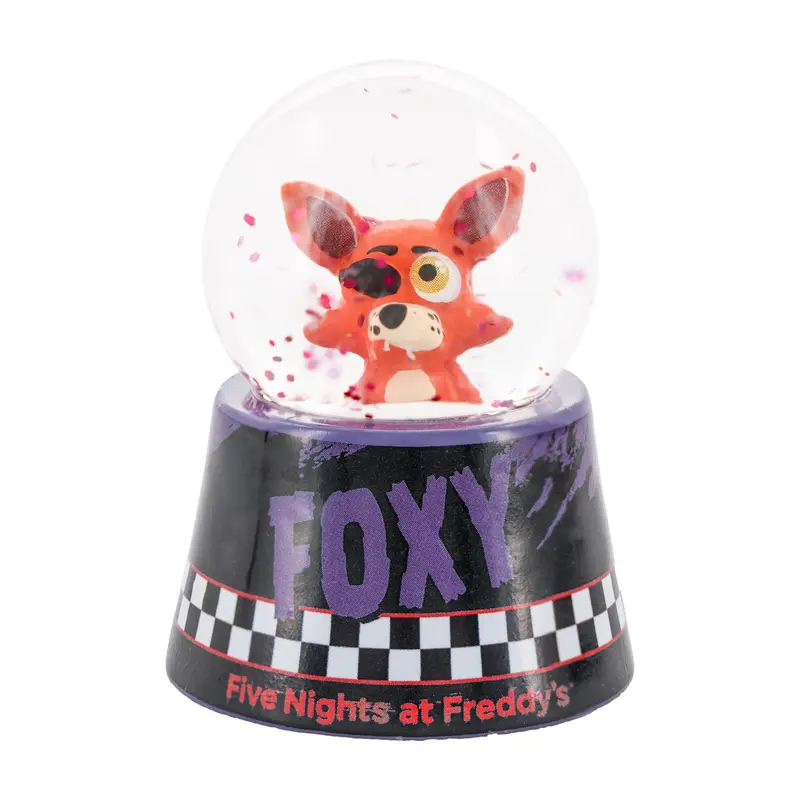 Five Nights At Freddy's Foxy The Pirate Mini Light-Up Snow Globe | 3 Inches Tall