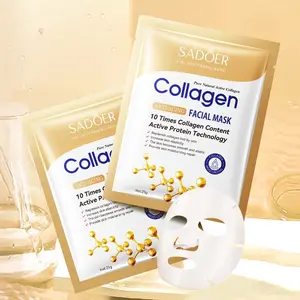 10PCS Collagen Facial Mask - Deep Hydration, Skin Firming & Anti-Aging, Daily Skincare Essentials, Portable Travel Size, Ideal Gift for Women & Girls outdoorfun