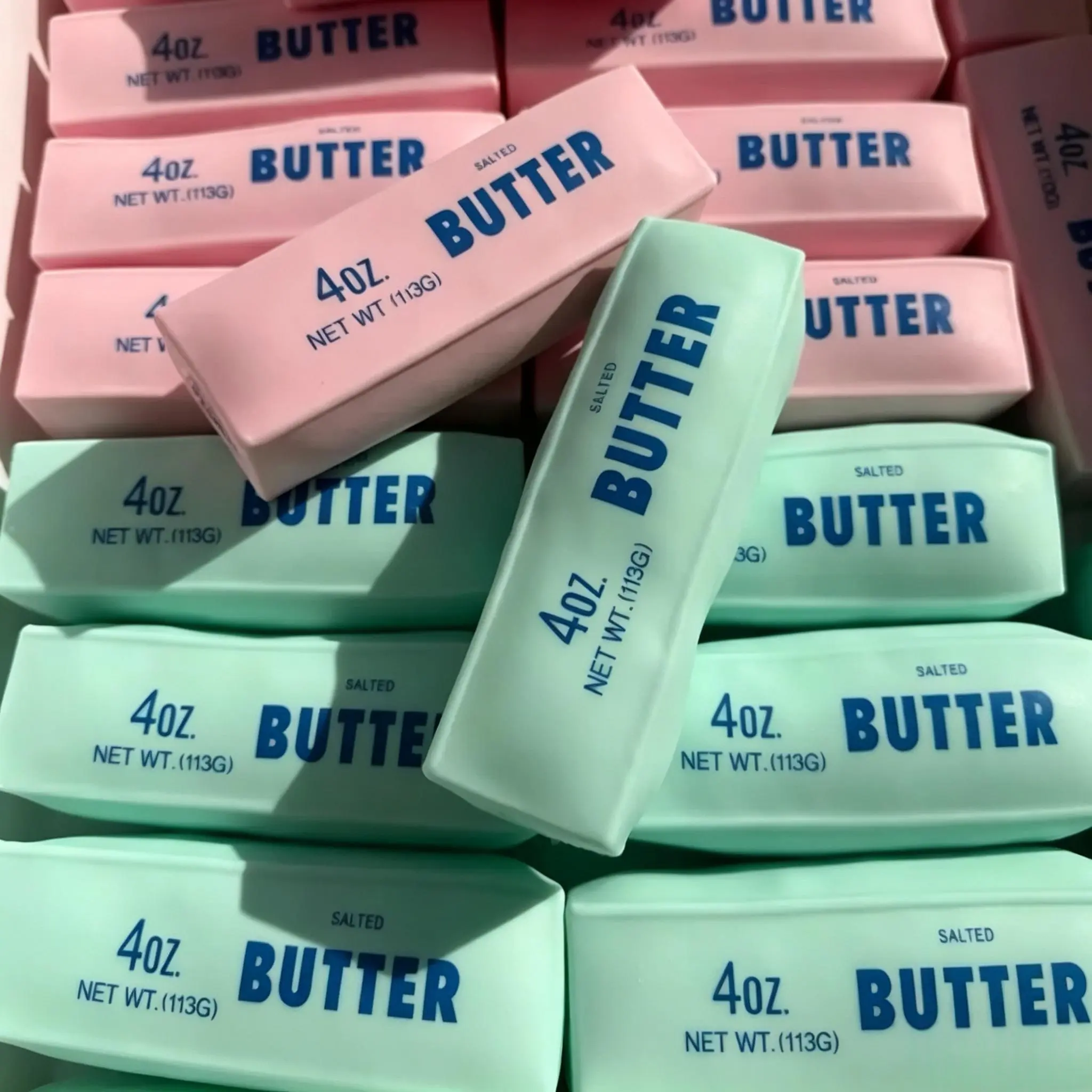 NEW! 2026 Authentic Crunchy Butter Bar Squishy Toy - Squishies Toys, Crunchy Squishies, Fidgets, Distinct Crisp Tactile Sensory Stress Reliever, Lifelike Food-Shaped Desk Collection Ornament