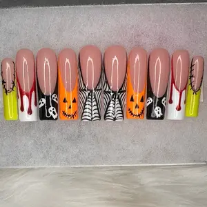 Spook Szn Press On Nails for Halloween, Nail Art & Nail Care