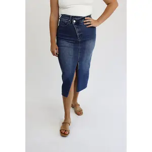 Tummy Control Mid Length Skirt by Alexander Jane