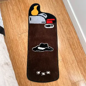 RUG Lighter Cowboy Rug for Home Decoration, Designer Rugs, Soft and Fluffy Rugs for Bedroom Living Room Bathroom, Mats Carpets, Home Essentials, Non-slip, Home Decor, Decorative Carpet for Home, Cozy Bedroom, Christmas Gifts, Christmas Decoration