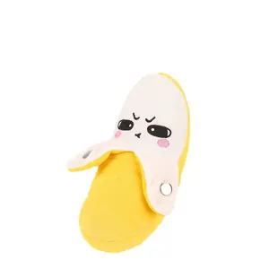 Yellow Banana Plush Toy Human Sensing Banana Beat Toy Plush Chewing (Banana) Music Toy Adorable Gift For All Ages