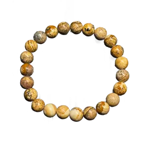 Picture Jasper Bracelet 8mm Beads | Natural Crystal Stretch Bracelet for Everyday Wear & Gifting