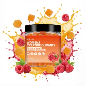 LuckDate Creatine Gummies for Women – Fortified with Creatine Monohydrate, Magnesium & Collagen | Supports Energy, Cognitive Health Post-Workout Recovery, Promotes Muscle Skin Wellness – Sugar-Free, 120