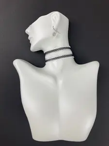 Black White Lace Choker