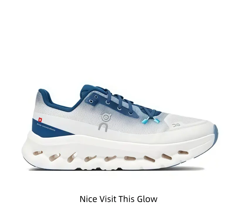 Fresh White & Blue Gym Shoes - Stylish & Comfortable Casual Sneakers for Daily Wear