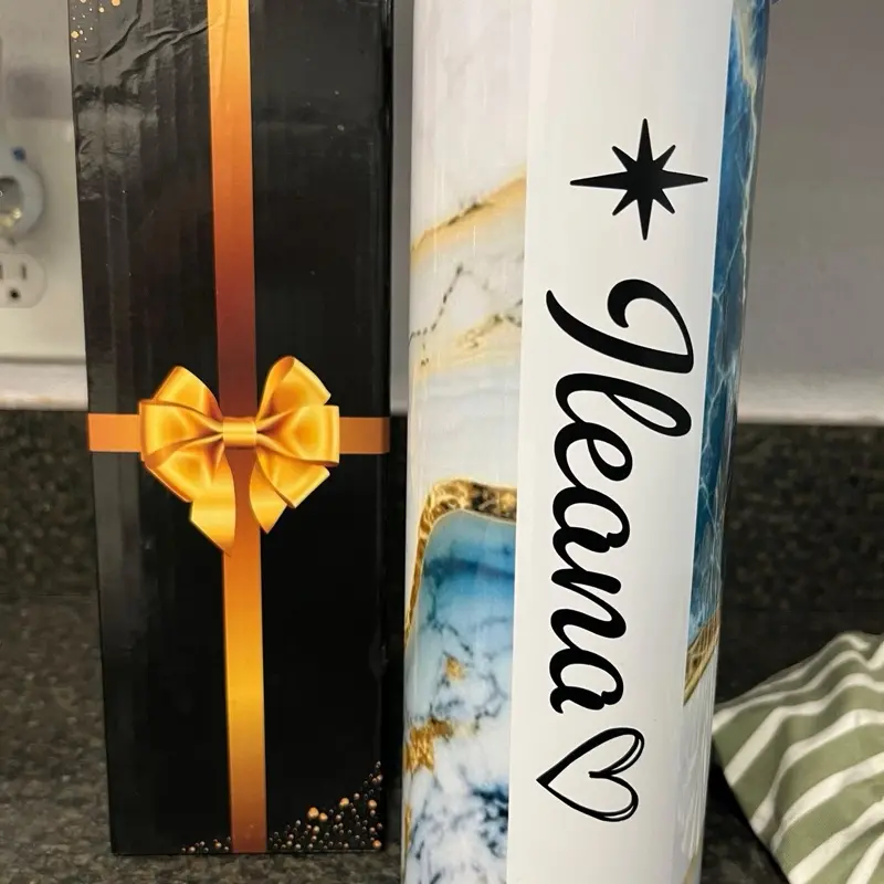 30oz Personalized Marble Tumbler