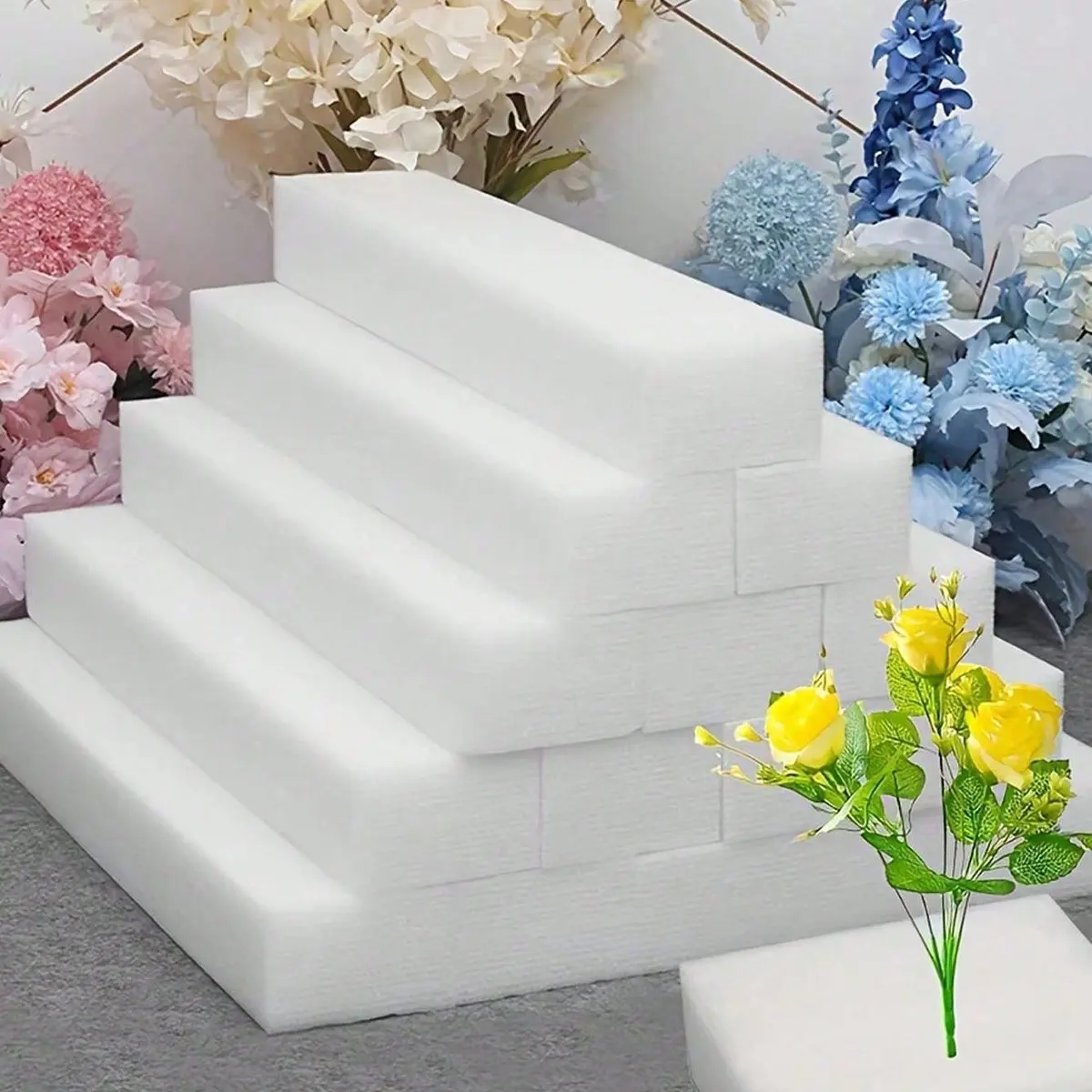 Craft Foam Flower Brick, Dry Wet Use Floral Foam, DIY Crafts, Diy Floral Decoration, Wedding Decor, Gardening, Table Centerpiece, DIY Products
