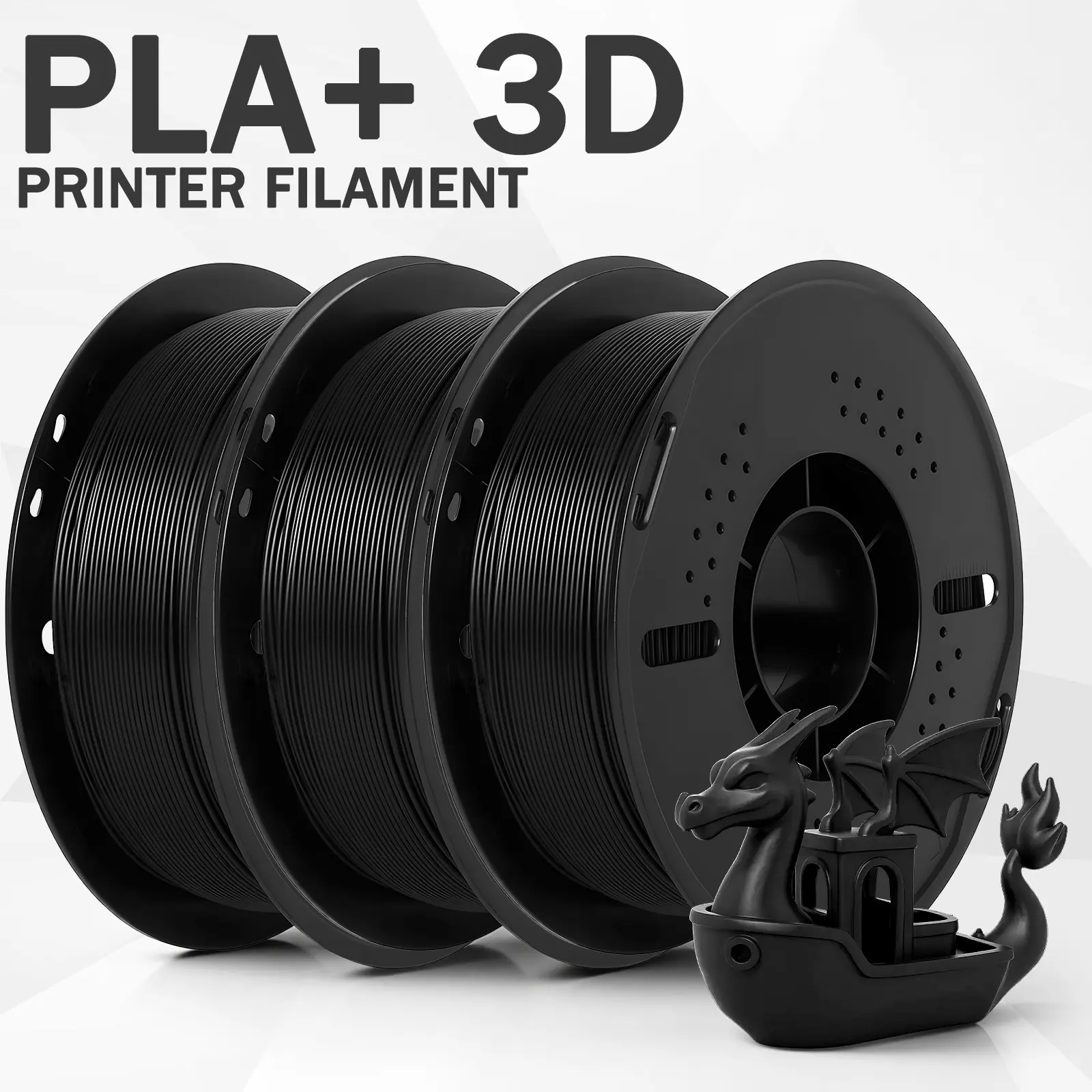 PLA+ 3D Printer Filament Combo 1.75mm Tangle-Free Bubble-Free Strong Smooth Printing Fast U S Shipping,summerwins