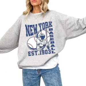 New York Baseball Sweatshirt, Vintage NYC Baseball Shirt, Retro City Sports Tee, Game Day Fan Gift Unisex