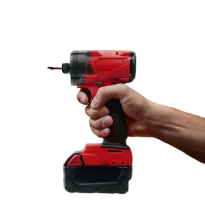 searvgrh Compatible With M18 Lithium Battery, Brushless Cordless 1/4" Hex Impact Driver (Bare), Red gear power tool