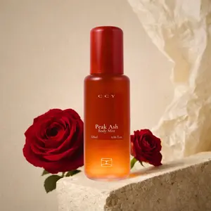 CCY Peak Ash Body Mist 120ml – Valentine’s Day Rose Jasmine & Amber Floral Woody Fragrance for Women, Alcohol-Free Sensitive Skin Friendly, Lightweight Long-Lasting Mist for Date Night, Gifting & Self Care