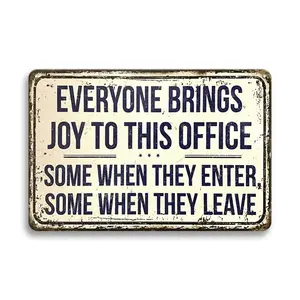 Humorous Office Cubicle Decor Vintage Metal Sign for Home Bar Farm Room Wall Art Gift 8 by 12 Inches Eid Al-Adha Mubarak