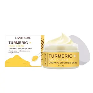 Turmeric Revitalizing Repair Cream Evening Skin Tone Brightening Dullness Deep Nourishing Firming Face Cream