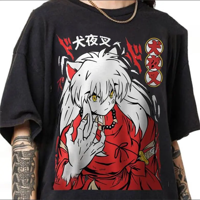 Inuyasha Anime Youth &  Adult T-Shirt, Anime Lovers Shirt, Graphic Anime Shirt, Japanese Anime Shirt, Special T -Shirt, Manga T- Shirt, Manga Shirt, Anime Manga Shirt, for Women, Gift for Her