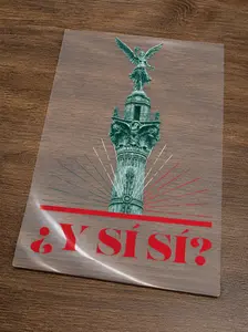 ¿Y Sí Sí? Transfer DTF para Playera | Ángel de la Independencia CDMX | Listo para Prensar | Heat Transfer