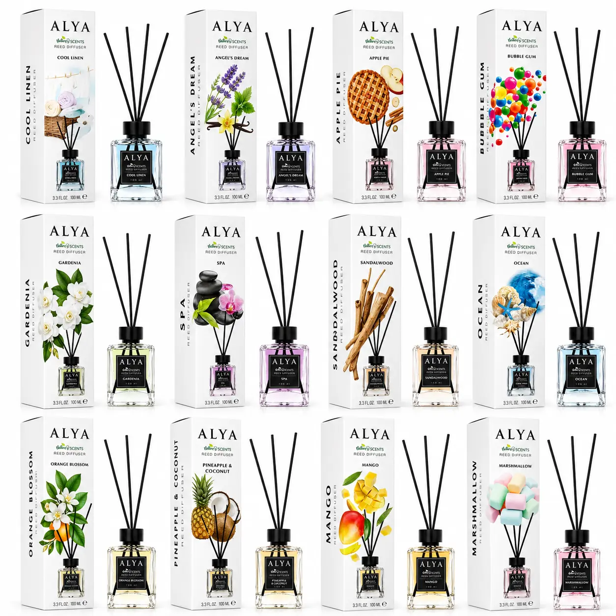 12-Pack Gift Set – 12 Mixed Fragrance Bundle, 100 ml Each 12-Pack Gift Set – 12 Mixed Fragrance Bundle, 100 ml Each