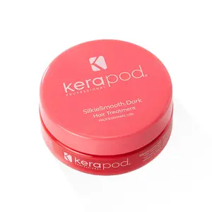 Kerapod SilkieSmooth Dark Hair Treatment for Professional Stylists - High-Performance Smoothing System for Dark Curly Hair - Salon Use