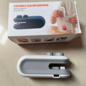 Small Kitchen Sealer Machine, Portable Snack Food Sealing Device, Compact Design for Home Use, Easy Operation, Ideal for Freshness Preservation