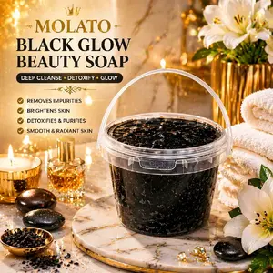 MOLATO BLACK SOAP GENTLE CLEANSE.