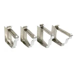 212 MAIN 5" White Aluminum Snap Lok Fascia Bracket, 4-Pack - Easy Installation, Stable Hold Boating Water Sports Accessory (5" Size)