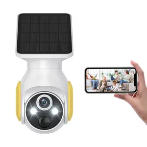 1080p Wireless Camera with Solar Panel, AI Human Detection, Smart Motion Tracking, Night Vision, 2-Way talk, Cloud Storage, 2.4 GHz, Outdoor Security Camera