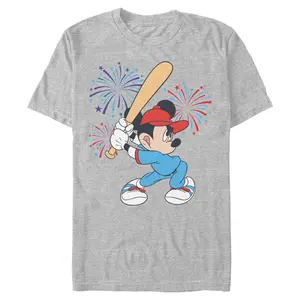 Mens Mickey & Friends Baseball Pose T Shirt