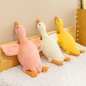 Soft Goose Body Pillow Aesthetic Long Plushie Room Decor