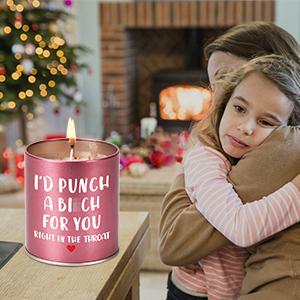 Mothers Day Gifts for Mom Women Scented Candle: Birthday Gifts Girlfriend Wife Sister Galentines Christmas Stocking Stuffers White Elephant Valentines Day for Her Anniversary Friendship Funny Gift