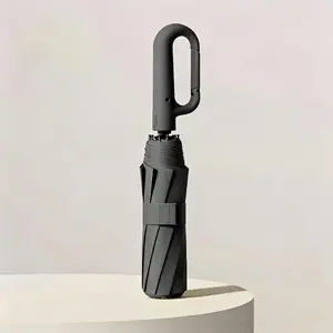 Windproof UV Protection Portable Folding Umbrella, Upf50+ Automatic Opening, 10-Rib Design, Compact Rain and Sun Shelter, Ideal for Outdoor Travel
