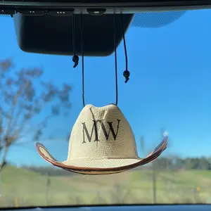 MW Cowboy Hat Car Ornament