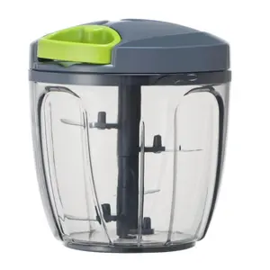 Manual Food Chopper, Multifunctional Durable Chopper, Vegetable Cutter, Portable Hand Pull String Garlic Mincer, BPA Free, for Veggies, Ginger, Fruits, Nuts, Herbs