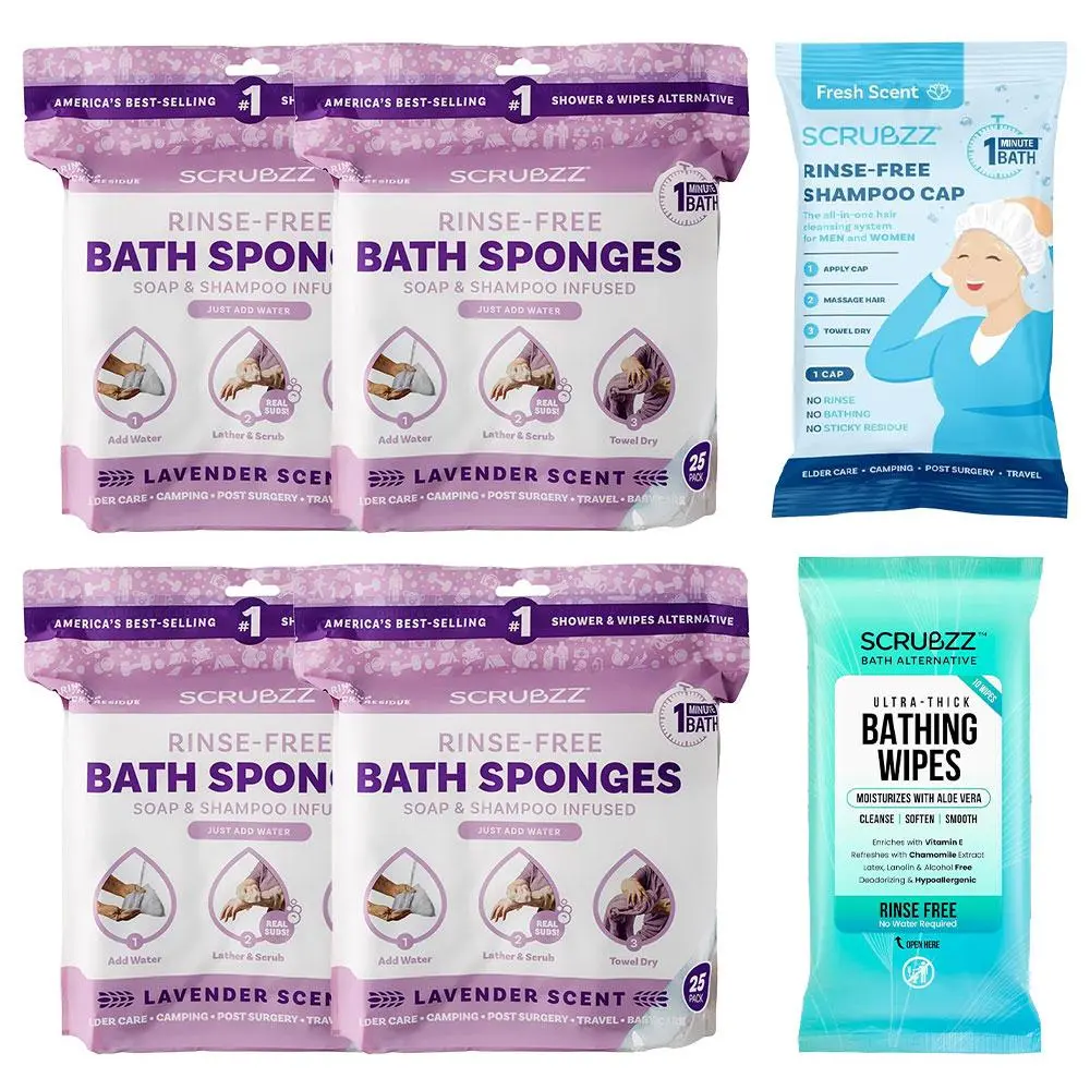 Lavender Bathing Sponge Live Bundle