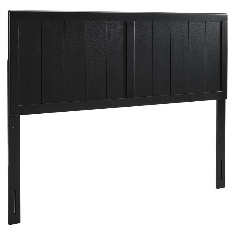 Modway Robbie Full Wood Headboard in Black