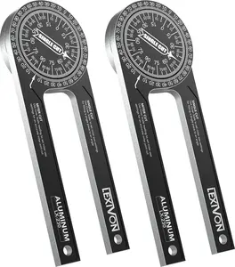 LEXIVON Aluminum Miter Saw Protractor | 7-Inch Rust Proof Angle Finder Featuring Precision Laser Engraved Scales (LX-230)