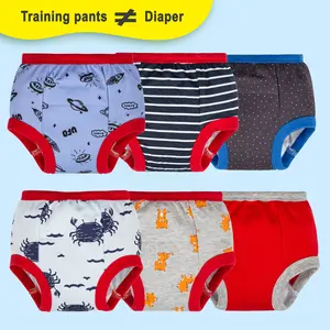 6-Pack Potty Training Underwear – Reusable, Soft, and Comfortable Training Pants for Kids