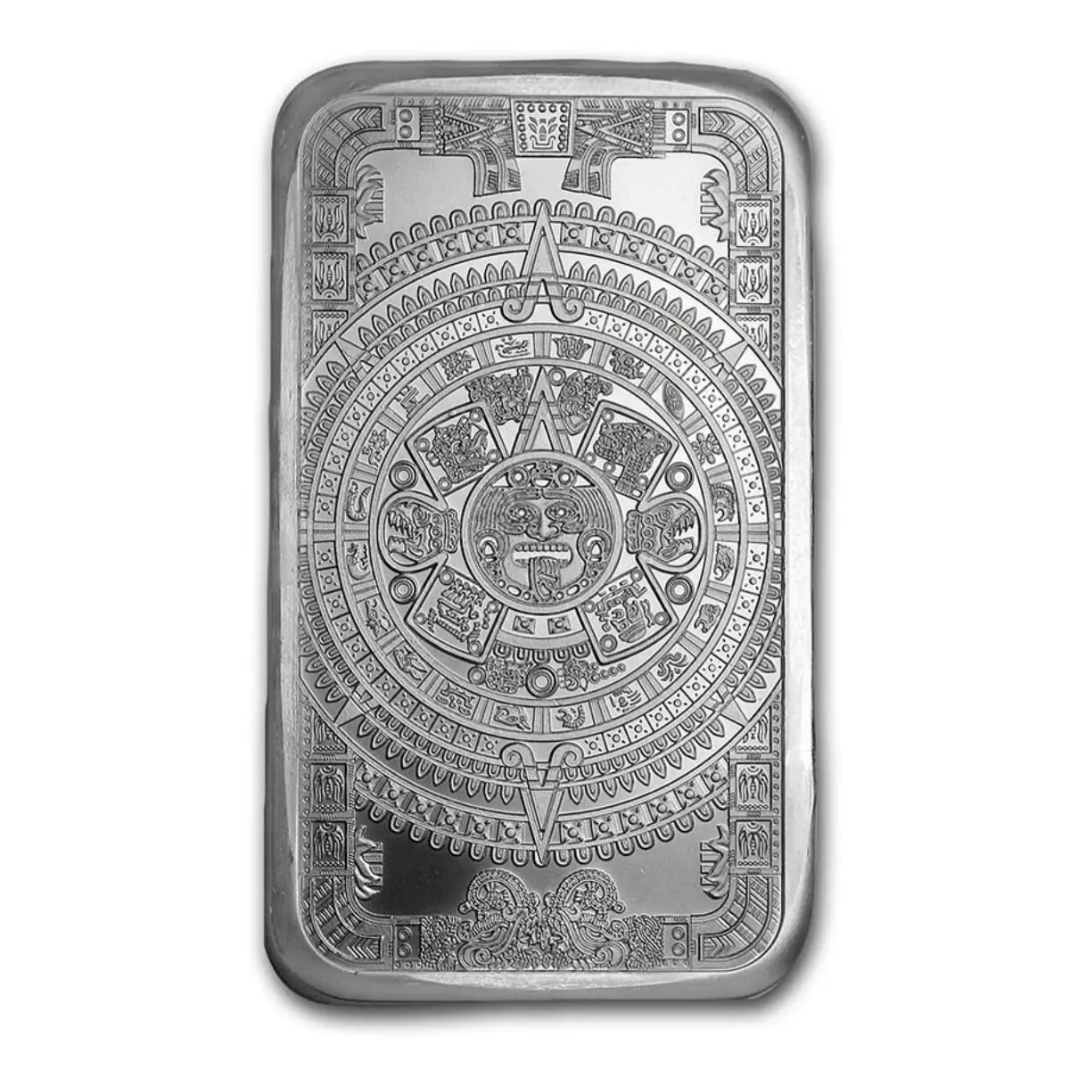 Golden State Mint (GSM) Aztec Mayan Calendar 5 oz Silver Bar