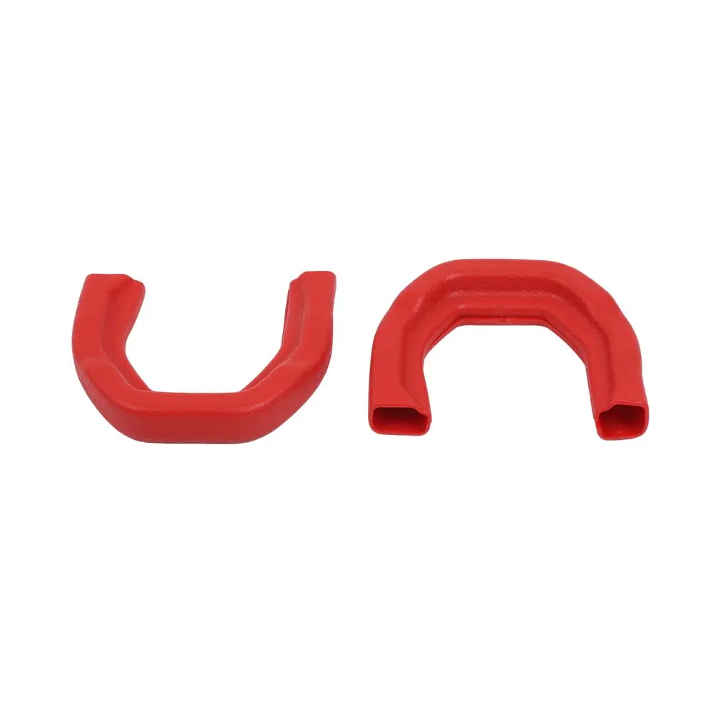 Cherocar 100% Brand New 2-Item/Set Front Bumper Tow Hook Trailer Cover Trim Decor, UV-Resistant Perfect-Fit Car Exterior Accessory, Permanent Good Look Parts for 2018+ Dodge Ram TRX Truck