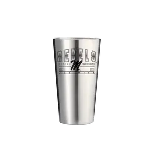 Ole Miss 16oz Laser Etched Stainless Pint